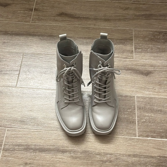 Sam Edelman Shoes - SAM EDELMAN gray combat boots